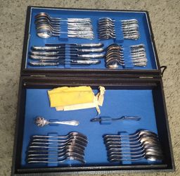 50 piece Prunis Solingen Rostfrei (90)  Silver Plated 50  piece set