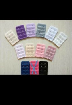 Bra strap adjusters / Extension Adding inches of comfort to your bra band, these Soft Back Bra Extenders