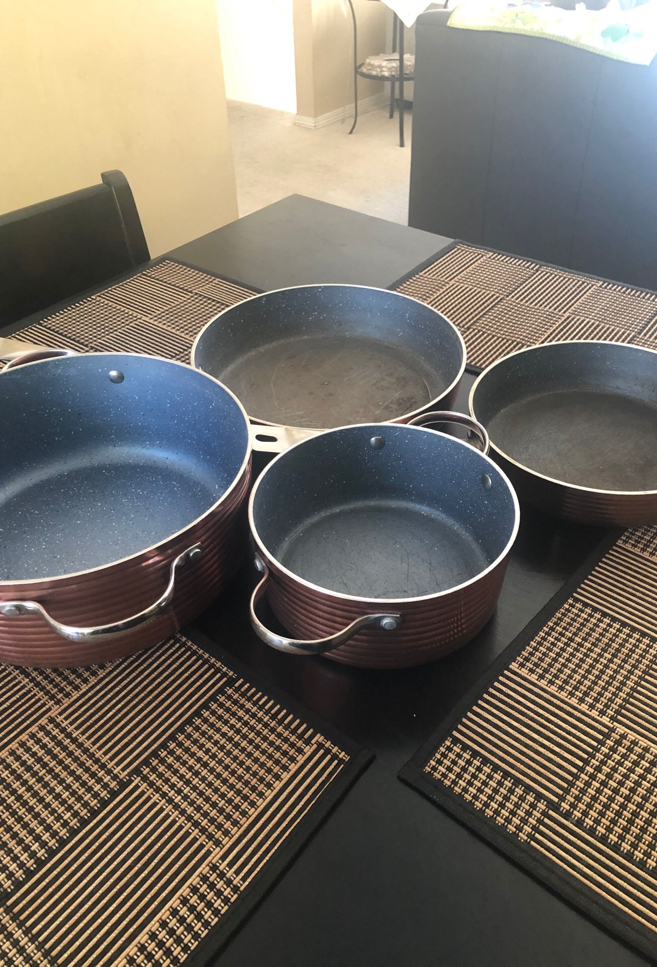 Inspired Living pots and pans 8pc