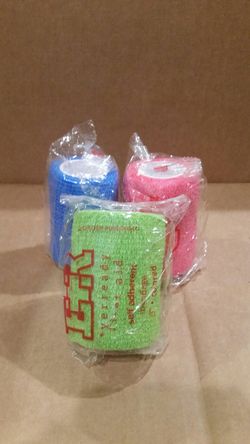 Self-adherent wrap(3"×5yd)$4 each.