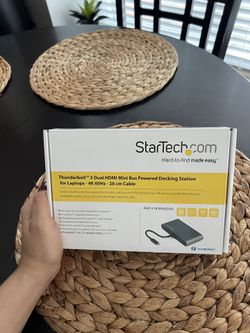 Startechcom Thunderbolt 3 Dual HDMI Mini Dock