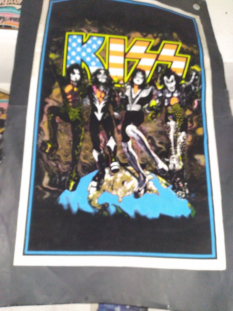 Kiss Original Black Light Poster