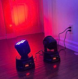 New 2 pieces Moving head DJ LED wash lights automatic sound activated 2PCS Moving Head Dj Lights,7 x 12W  2 pieces Moving head DJ LED wash lights auto