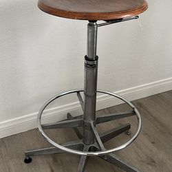 Vintage Italian Mid-Century Architect/Drafting Stool