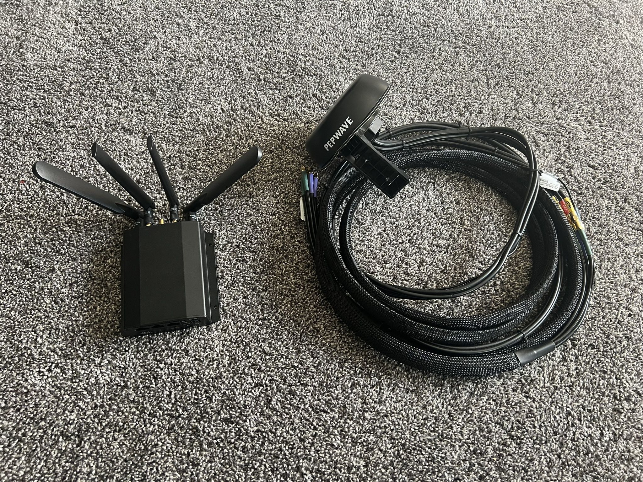 Peplink router, WiFi Antenna, Extension Cable