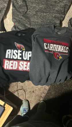 Cardinals Men’s Medium Sweaters And Women’s X-Large Shirts