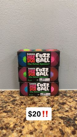 Teenie Nee Doh Fuzz Ball 3-Pack