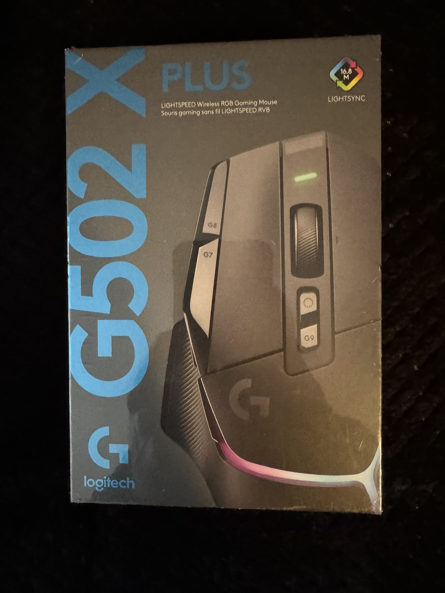 Logitech G502 X Plus Wireless Gaming Mouse Black NEW 