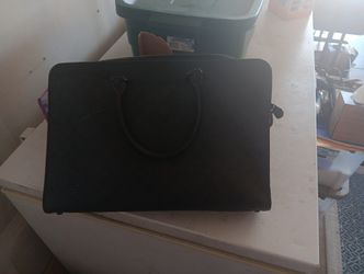 Coach Business Bag Briefcase -- Black Total Pattern F72989 Used