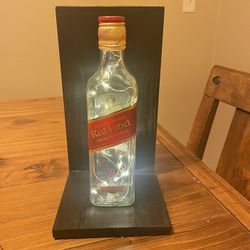 Whiskey Bottle Lamp 
