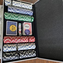 300pcs casino poker chips set 