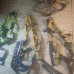 $60 3 Safety Fall Harnesses N Lanyard Shock Absorber