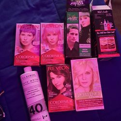 HAIR DYE AND BLEACHING KITS BUNDLE