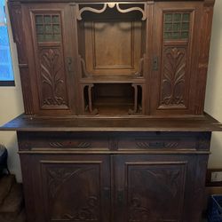 Antique secretary desk - Mystery Cabinet/ Drawer