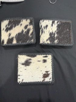 Leather cowhide wallet