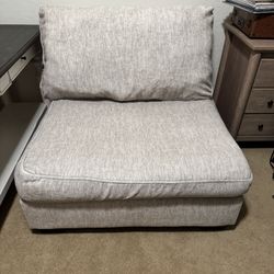 Rawcliffe Beige Armless Chair