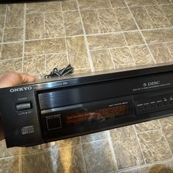 Rare Onkyo DX-C200 Audiophile 5 Disc CD Changer CD Player