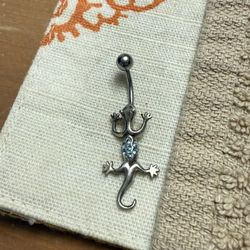 Sterling Silver Lizard 
