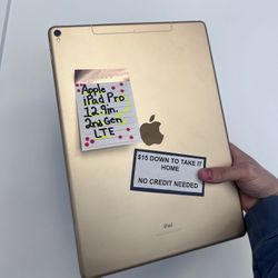 Apple iPad Pro 12.9in 2nd Gen LTE Tablet -90 Day Warranty-$1 DOWN-NO Credit Needed