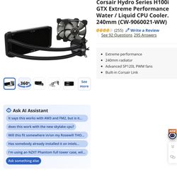 Corsair Water CPU Cooler