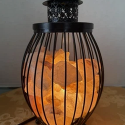 Himalayan salt rock lamp lantern