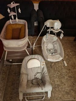 Ingenuity Swing, bouncer and New bassinet,