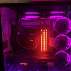 Corsair 240mm AIO Cooler, With 8 UpHere RGB Fans (remote Include For Fans 