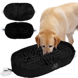 VIITZ - Snuffle Mat for Dogs 32x27 -Durable Interactive Dog Puzzle - Encourages Natural Foraging Skills for Dogs Portable Travel Use- Dog Enrichment F