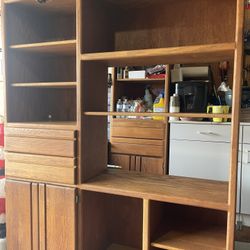 Free Wood Wall Unit
