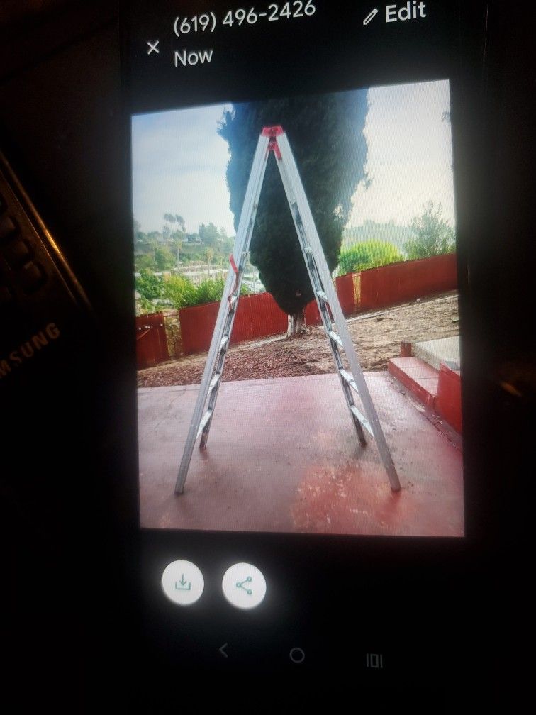 7ft Double Sided stik Step Ladder