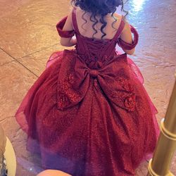 Red dress Mini Quinceañera 