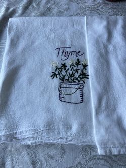 Embroidered Kitchen Towels