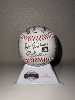1980's San Fransisco Giants Team Signed / Autograph Baseball Printed