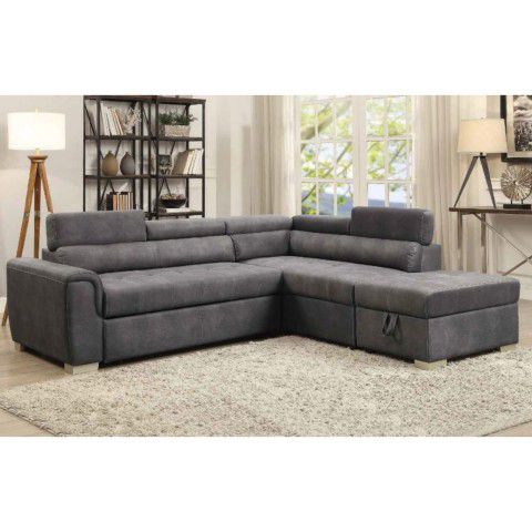 Sectional Sofa w/Sleeper. SPECIAL OFFER. $1 DOWN PAYMENT 