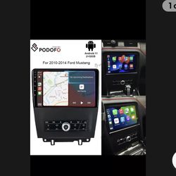 For 2010-2014 Ford Mustang Car Stereo Radio 10.1'' Android 11.0 GPS Navi CarPlay