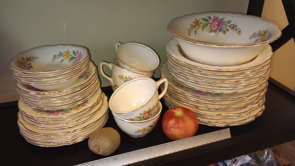 Edwin M. Knowles Vintage China Set