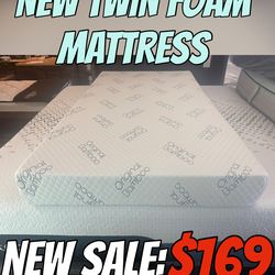 NEW TWIN FOAM MATTRESS