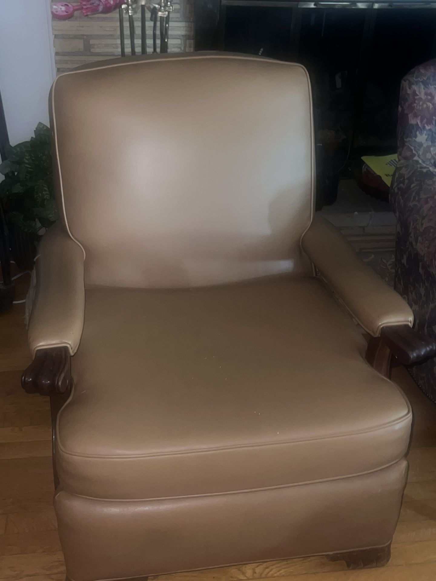 Low Sitting leather Chair