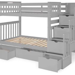 Twin Over Twin Bunkbeds by BEDZ King