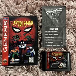 Spider-Man CIB For Sega Genesis 