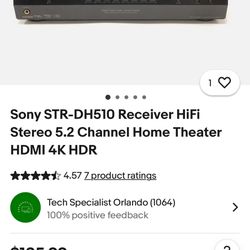 Sony STR-DH510 Receiver