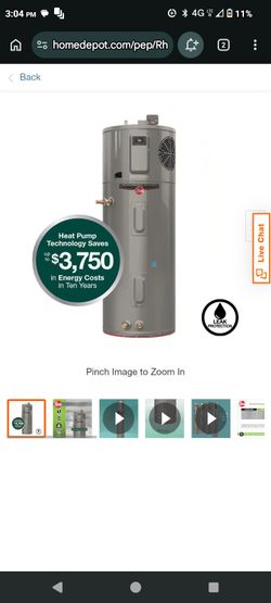 50 gal Hybrid smart  water heater