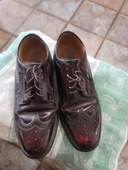 Mens Dress Shoes "Wing Tip Oxfords" Stafford