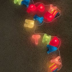 Kurt Adler Novelty Happy Birthday Indoor / Outdoor Lights, New