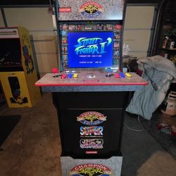 Street Fighter 2 Champion Edition Arcade Cabinet Heavily Modded RPI5 Wode Control Panel