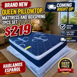 🇺🇸🇺🇸NEW QUEEN PILLOWTOP SET $219