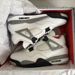 Jordan 4 White Cement Size 12