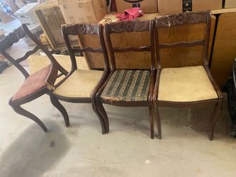 5 Duncan Phyfe chairs
