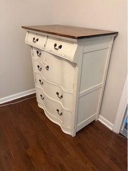 Old Solid Wood Dresser