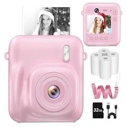 Instant Camera, Dual-Lens Kids Camera